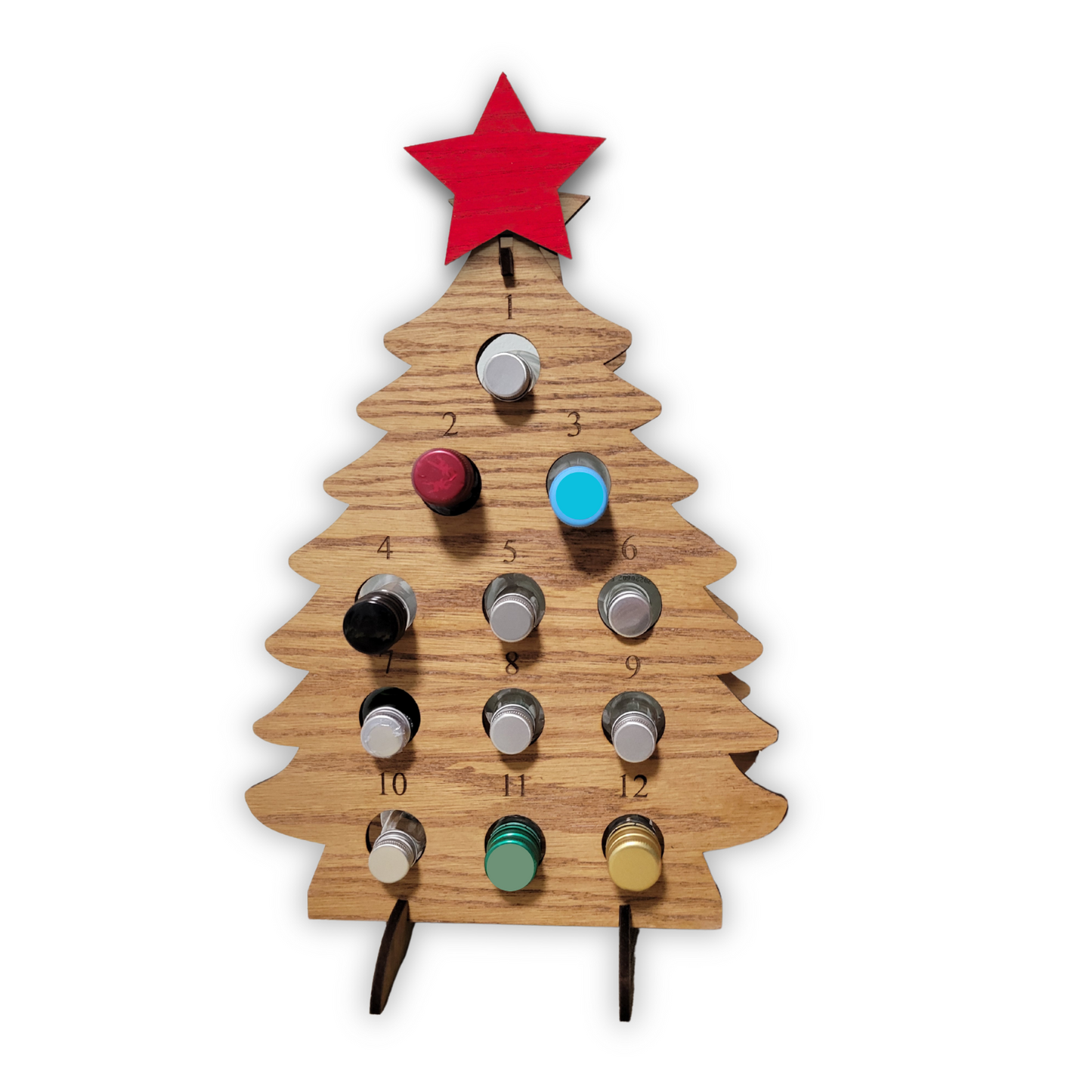BOHO Adult Advent Calendar Mini Wine Tree