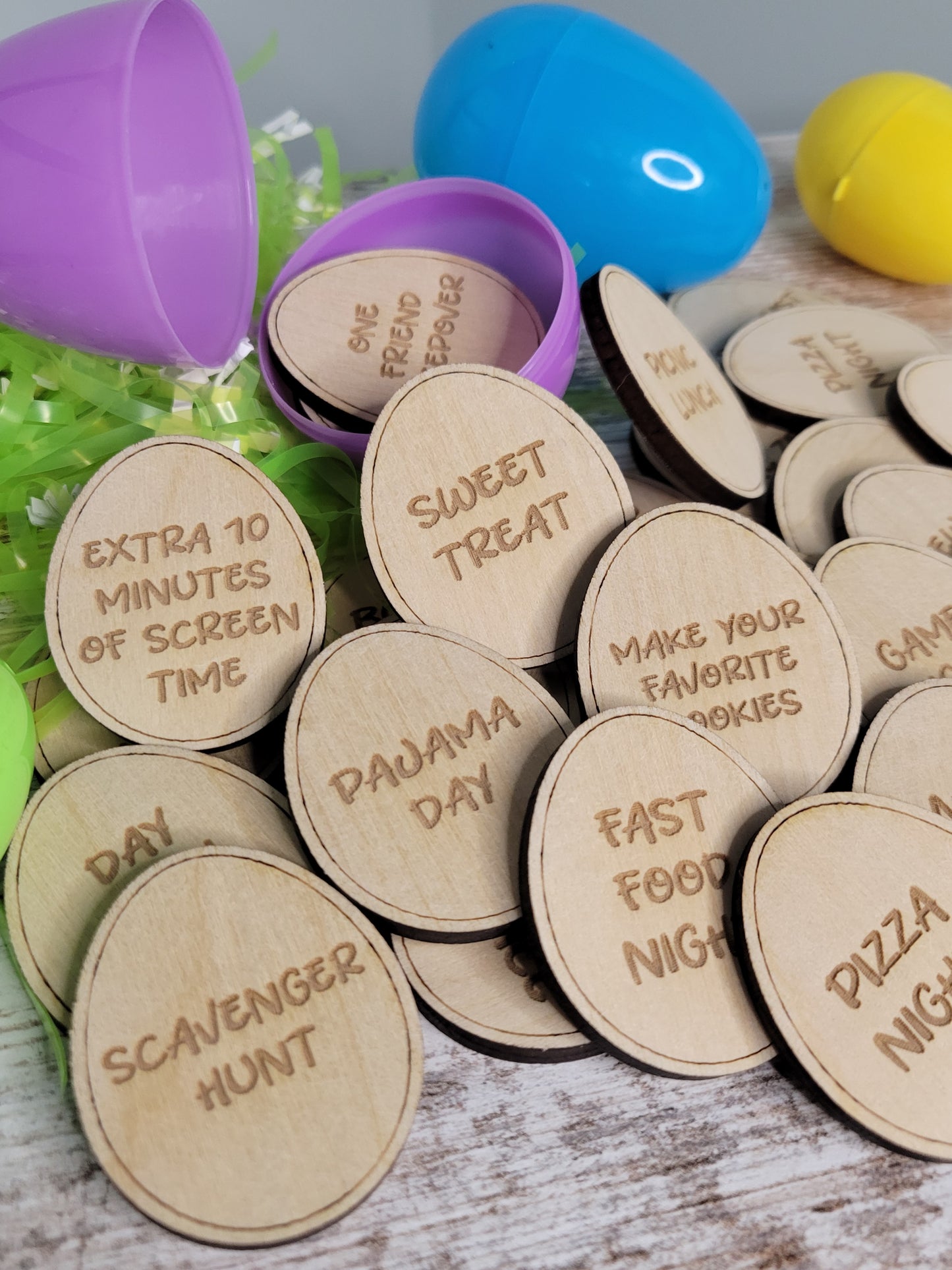 Easter Egg Tokens for hunts and baskets