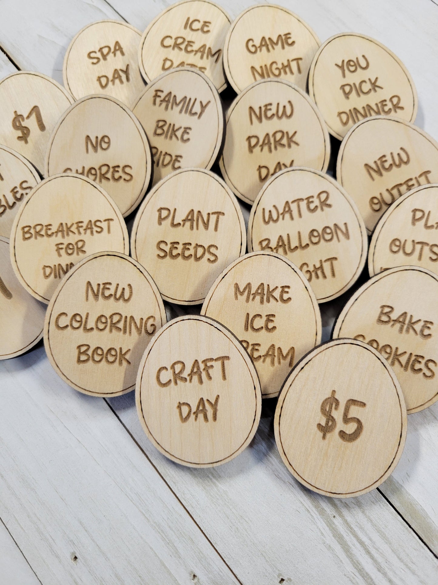 Easter Egg Tokens for hunts and baskets