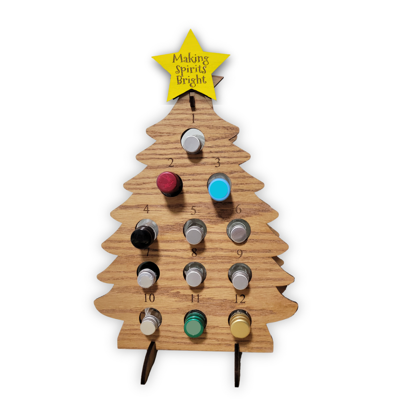 BOHO Adult Advent Calendar Mini Wine Tree