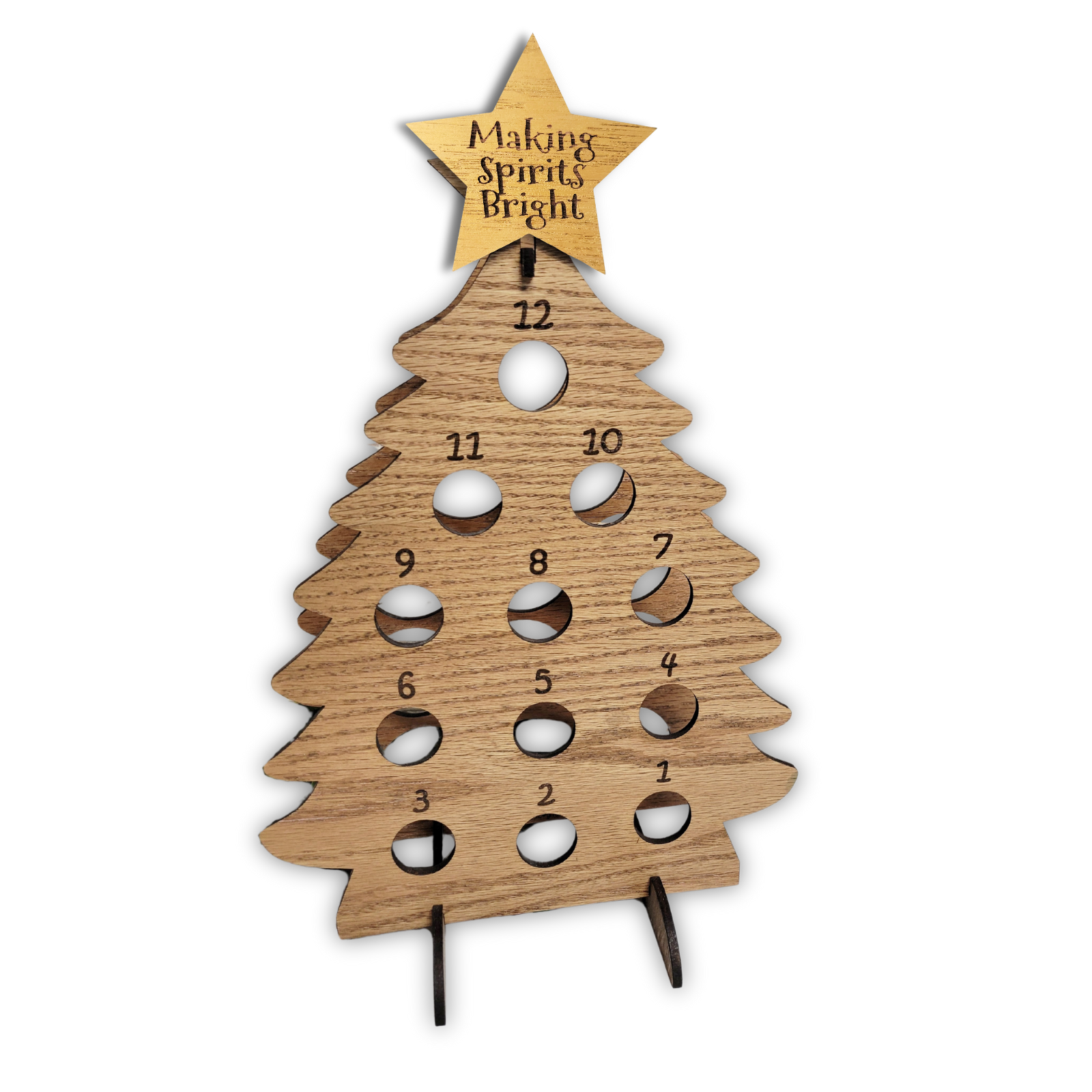 Advent Calendar Mini Wine Bottle Tree