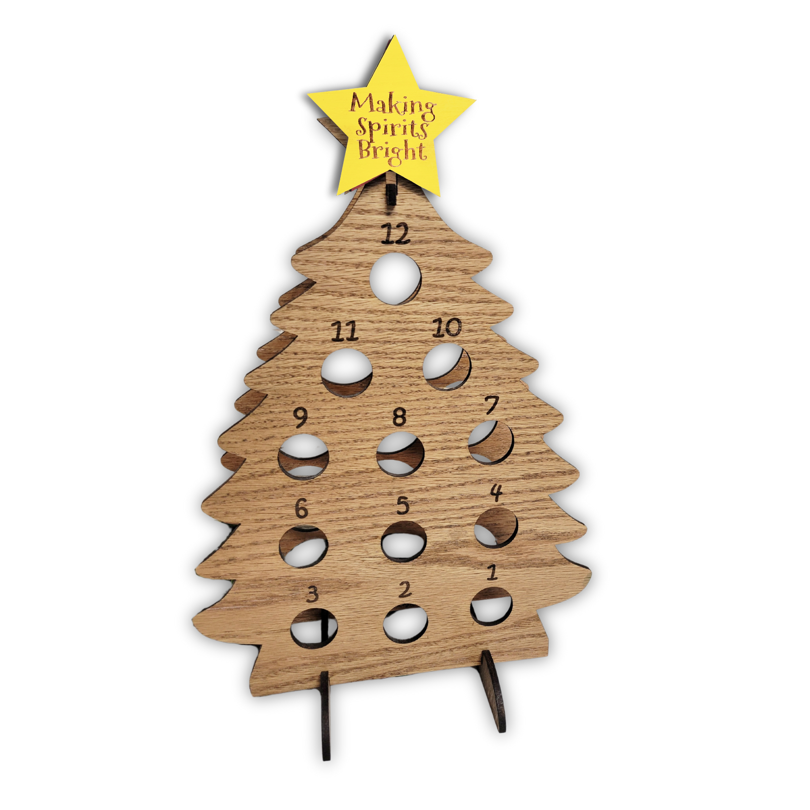 Advent Calendar Mini Wine Bottle Tree