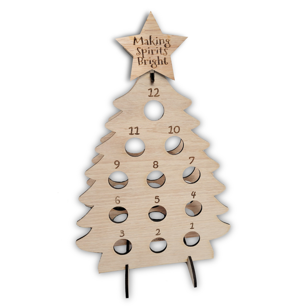 Advent Calendar Mini Wine Bottle Tree