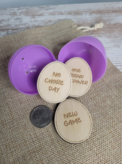 Easter Egg Tokens for hunts and baskets