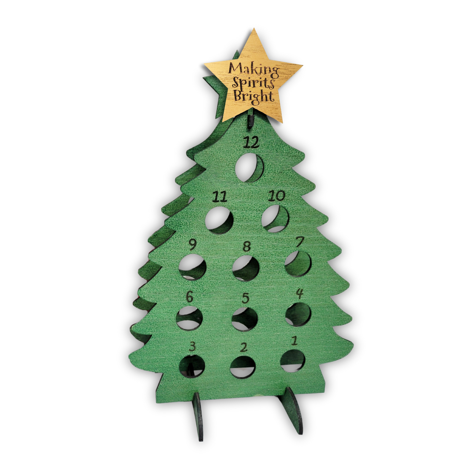 Advent Calendar Mini Wine Bottle Tree