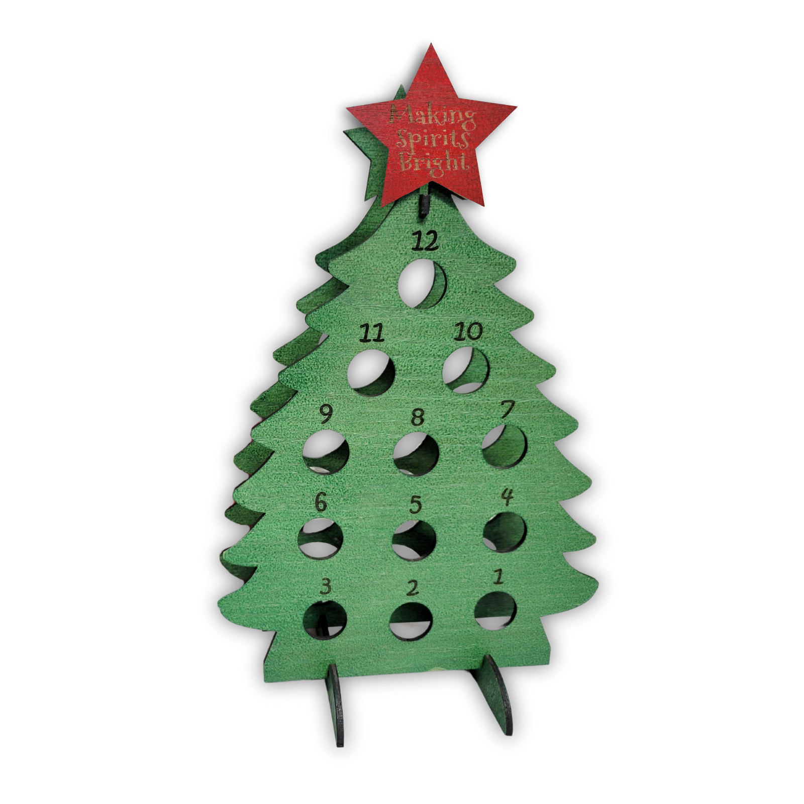 Advent Calendar Mini Wine Bottle Tree
