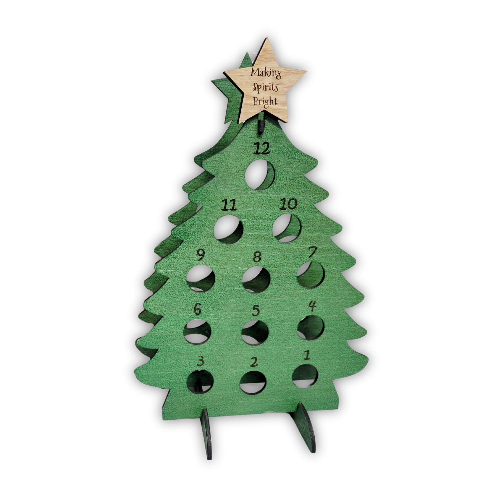 Advent Calendar Mini Wine Bottle Tree