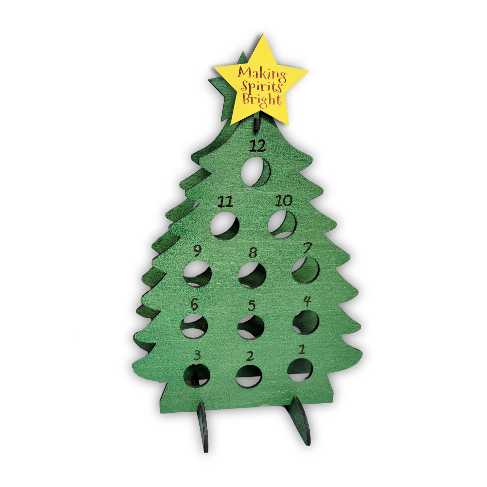 Advent Calendar Mini Wine Bottle Tree