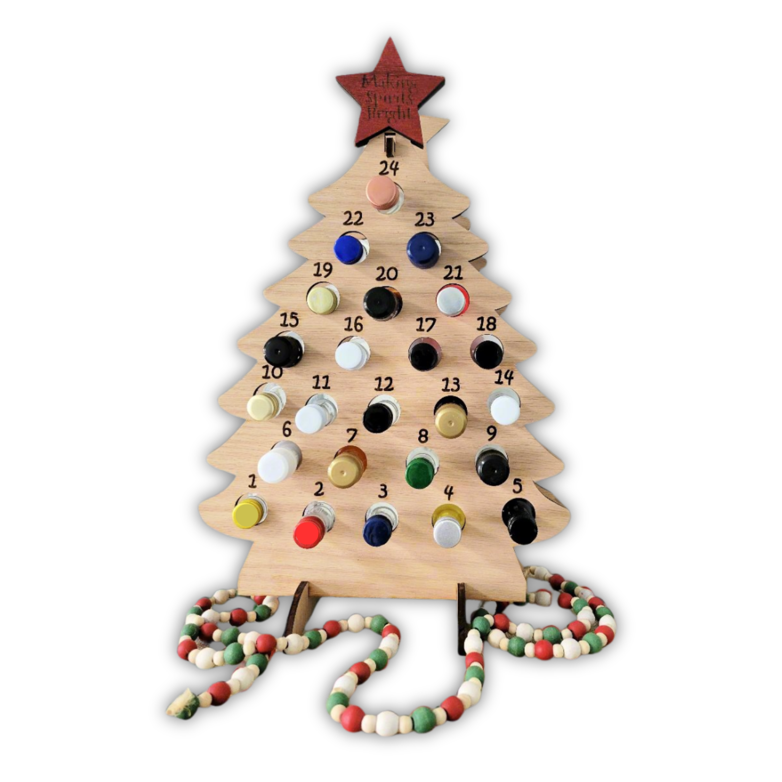 Adult Advent Calendar Tree for Mini Liquor Bottles