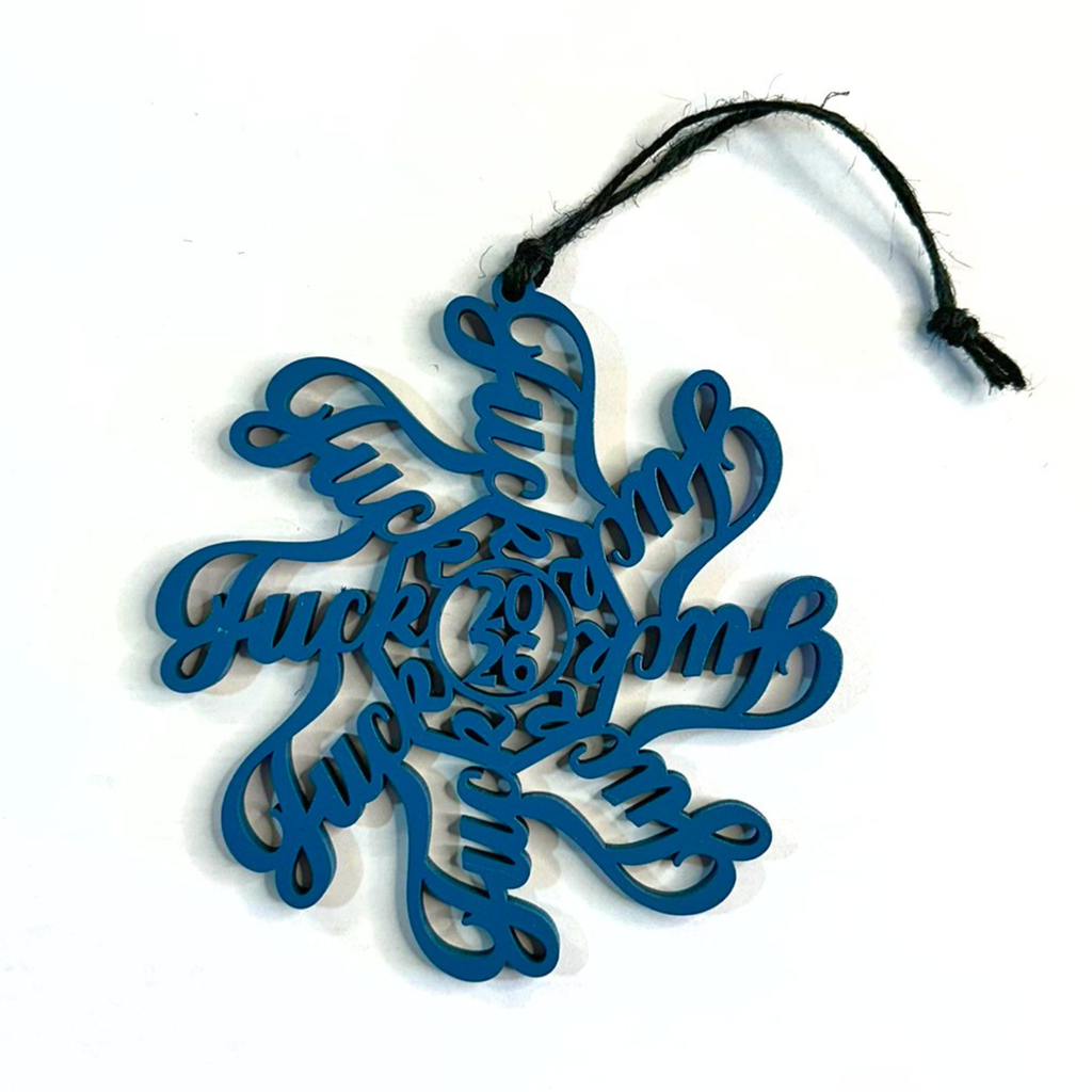 Fuckflake Christmas Ornament for 2026