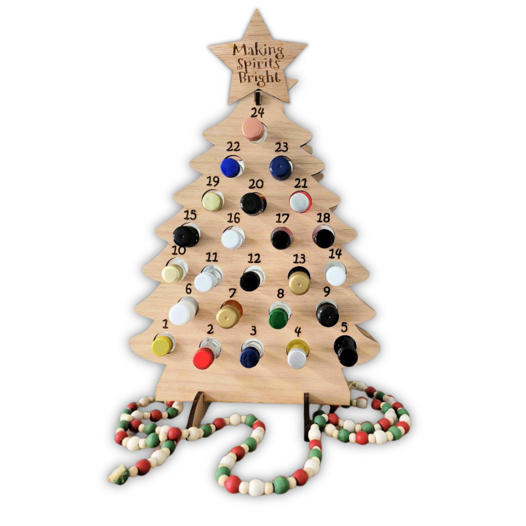 Adult Advent Calendar Tree for Mini Liquor Bottles