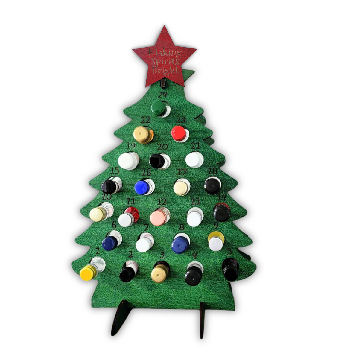 Large Adult Advent Christmas Calendar for Mini Liquor Bottles
