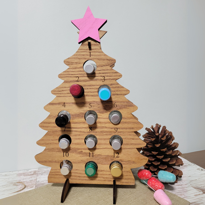 BOHO Adult Advent Calendar Mini Wine Tree