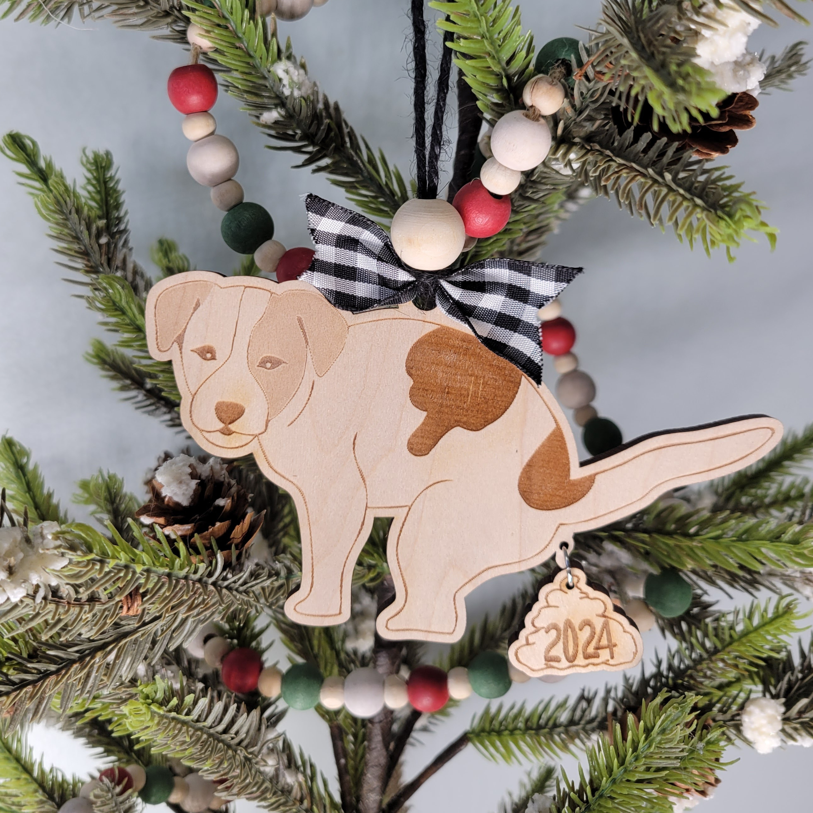 2026 Pooping Dog Christmas Ornament