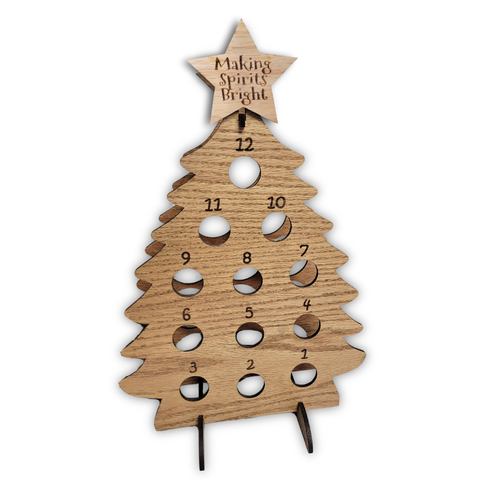 Advent Calendar Mini Wine Bottle Tree