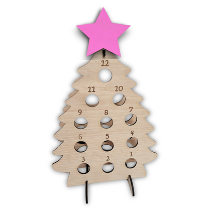 BOHO Adult Advent Calendar Mini Wine Tree