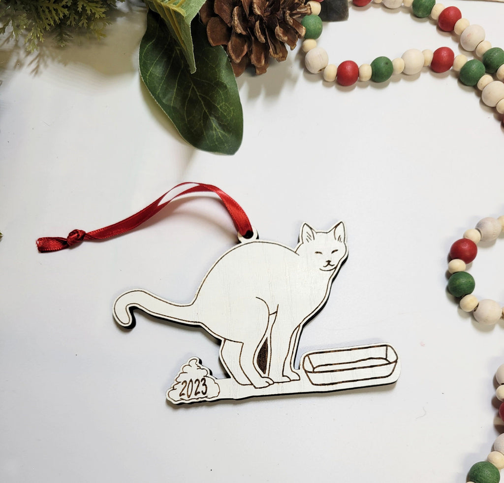 2026 Pooping Cat Ornament