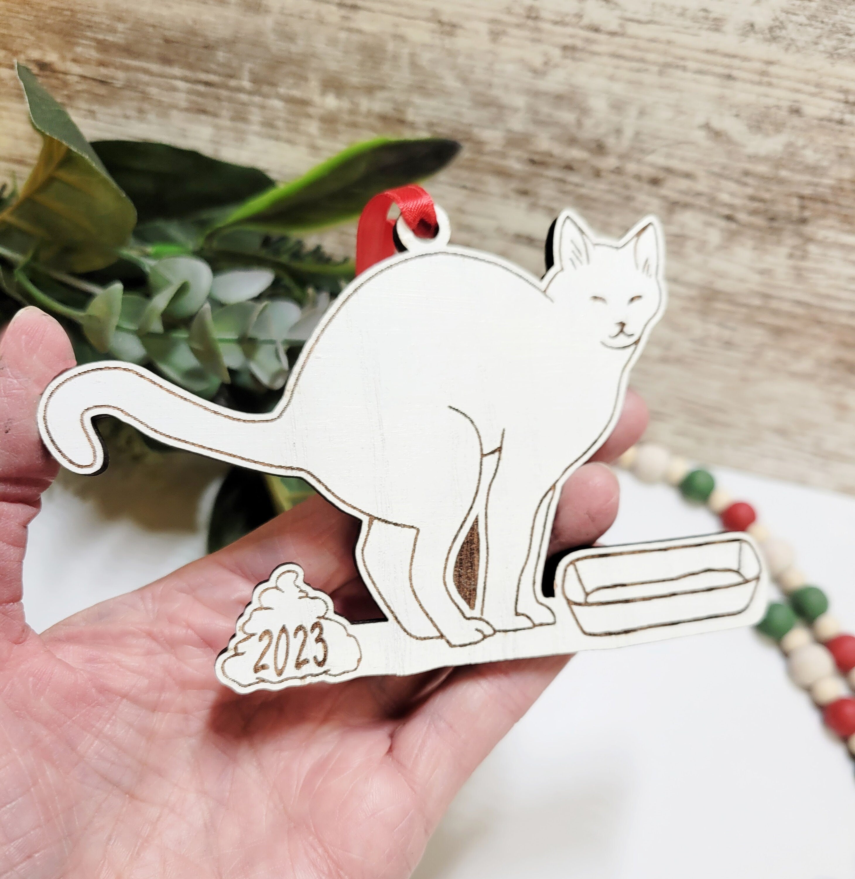 2026 Pooping Cat Ornament
