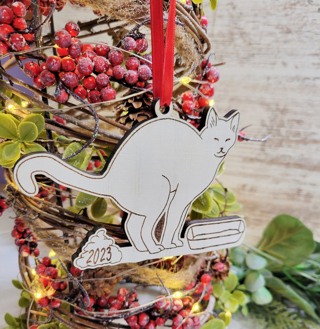 2026 Pooping Cat Ornament