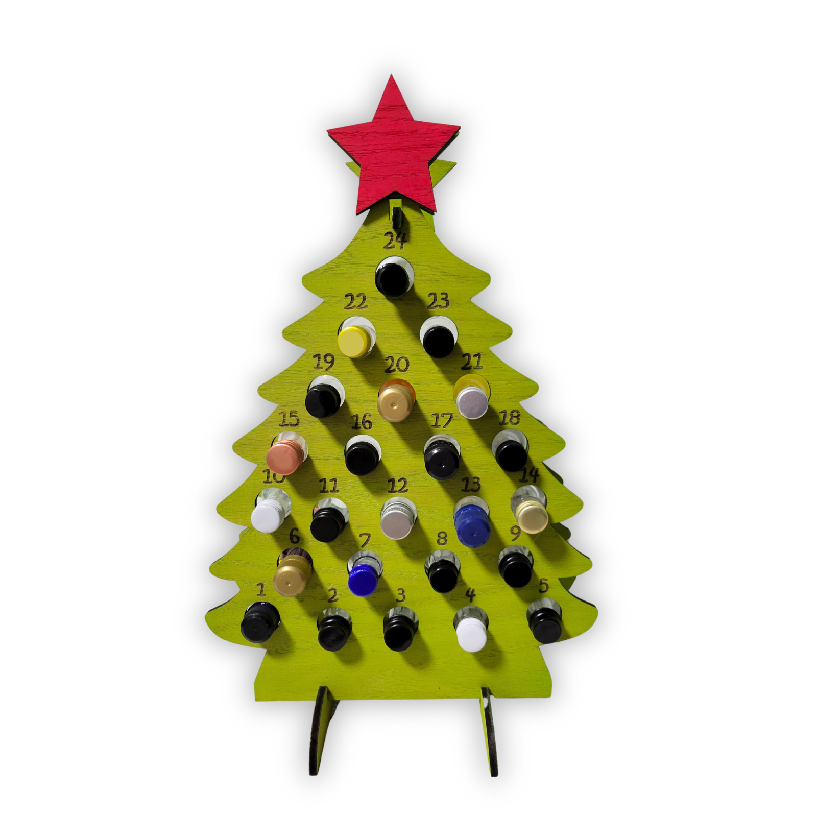 Adult Advent Calendar Tree for Mini Liquor Bottles